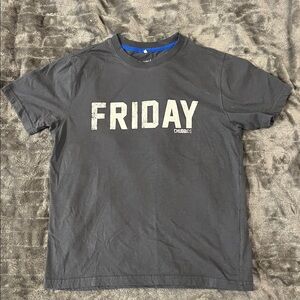Chubbies Brand Gray “Friday” Tshirt Size Small Tee Shirt